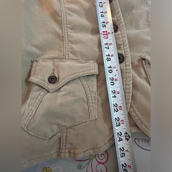 Levi Strauss Vintage Blazer Light Tan Corduroy Women’s Medium - Picture 10 of 14